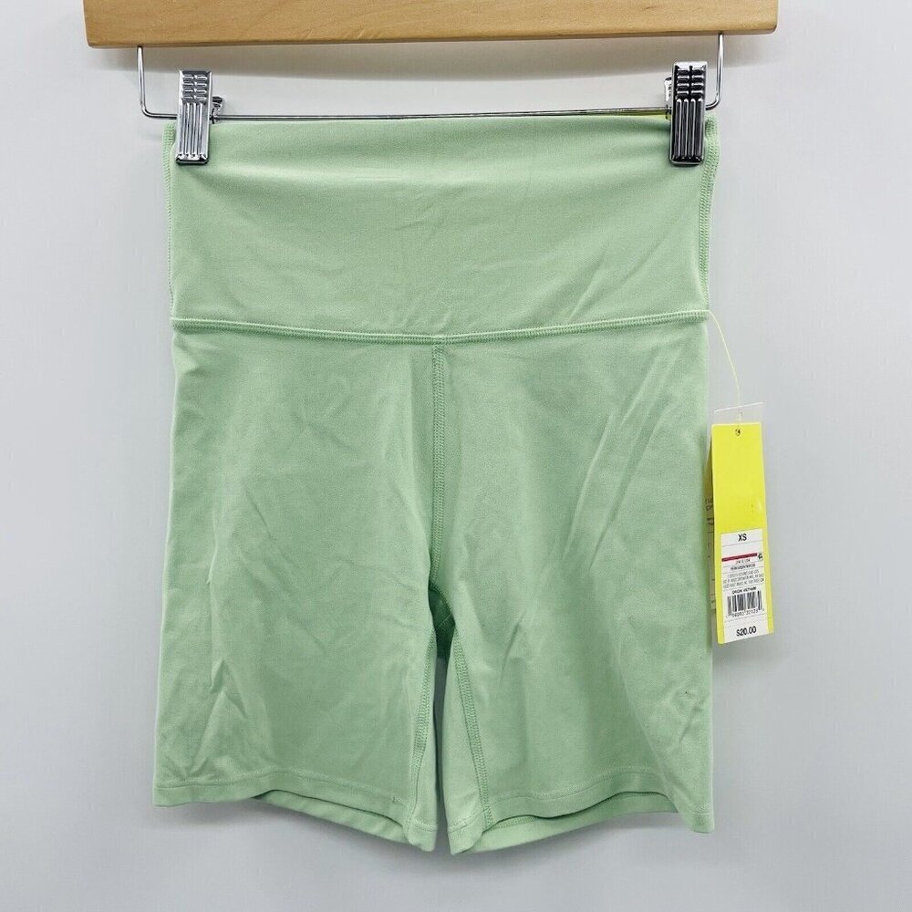 All in Motion Womens XS Everyday Soft Ultra High-Rise Bike Shorts Fern Green 509